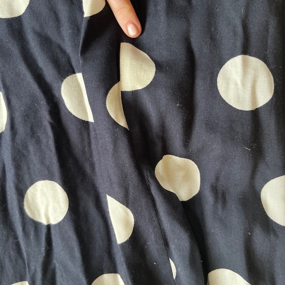 Maeve Black & White Polka Dot Skirt - Picture 5 of 15